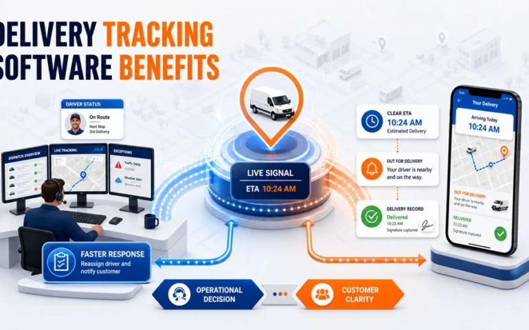 delivery tracking software benefits
