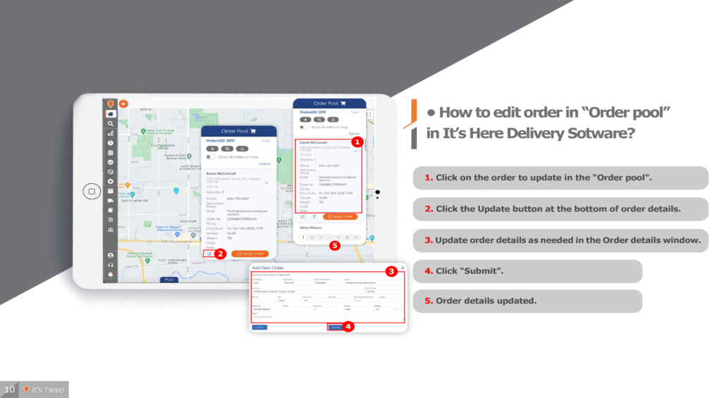 User Guide - It's Here Delivery Management Software