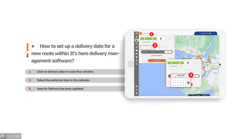 User Guide - It's Here Delivery Management Software