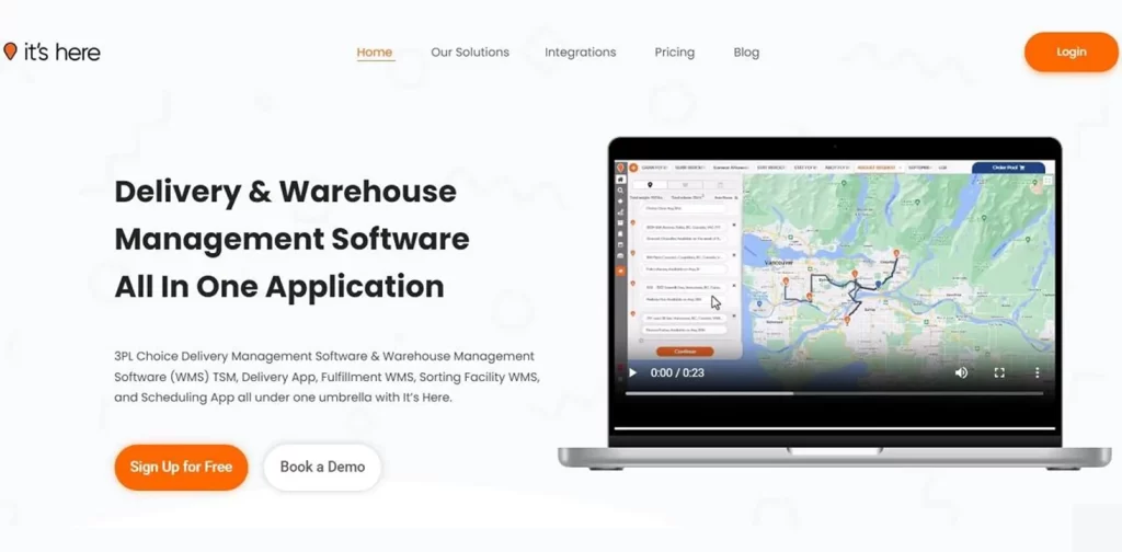 it's here Delivery Management Software