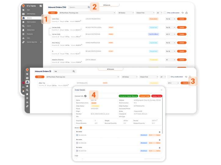 it’s here Sorting Hub WMS User Manual Guide