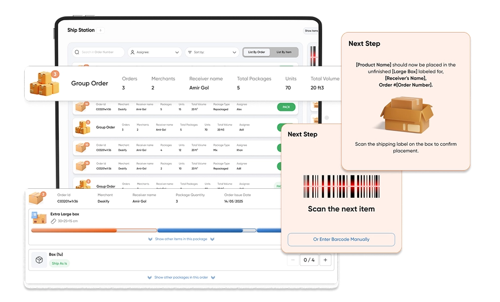 warehouse packing automation