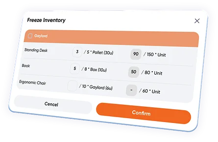 Freezing Inventory