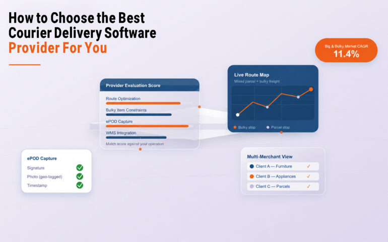 best courier delivery software for bulky items