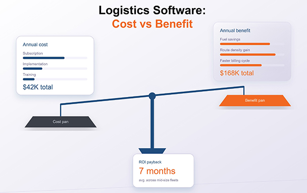 benefits of logistics management software