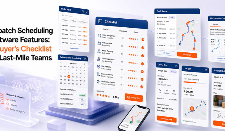 dispatch scheduling software features