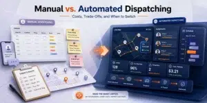 manual vs automated dispatching