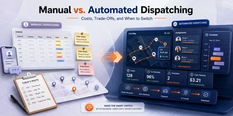 manual vs automated dispatching