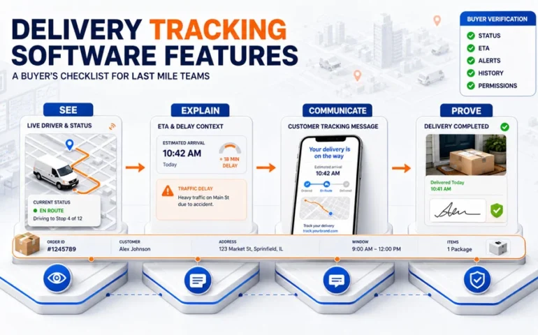 delivery tracking software features
