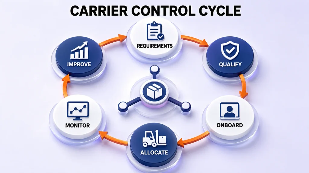 The Carrier Management Process From Requirement to Corrective Action